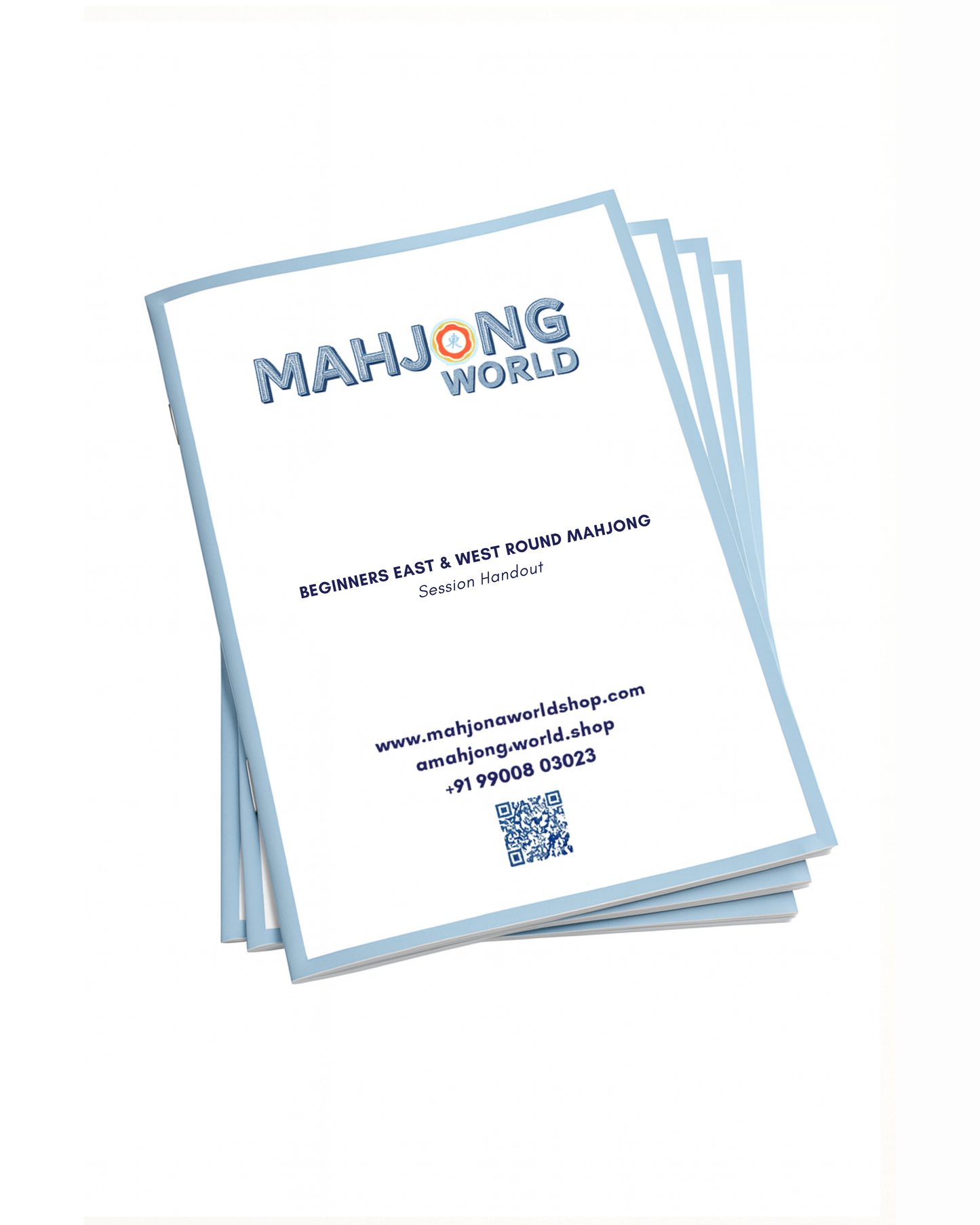 Beginners East & West Round Mahjong Learning Booklet