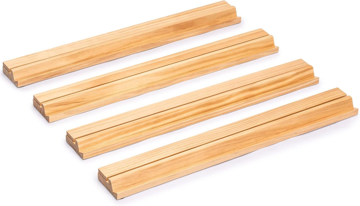 Wooden Mahjong Racks With Pushers