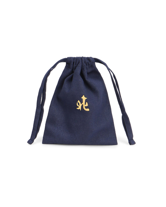 Navy Dice Pouch