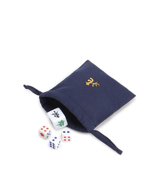 Navy Dice Pouch
