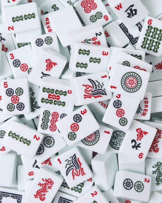 White Mahjong Tiles